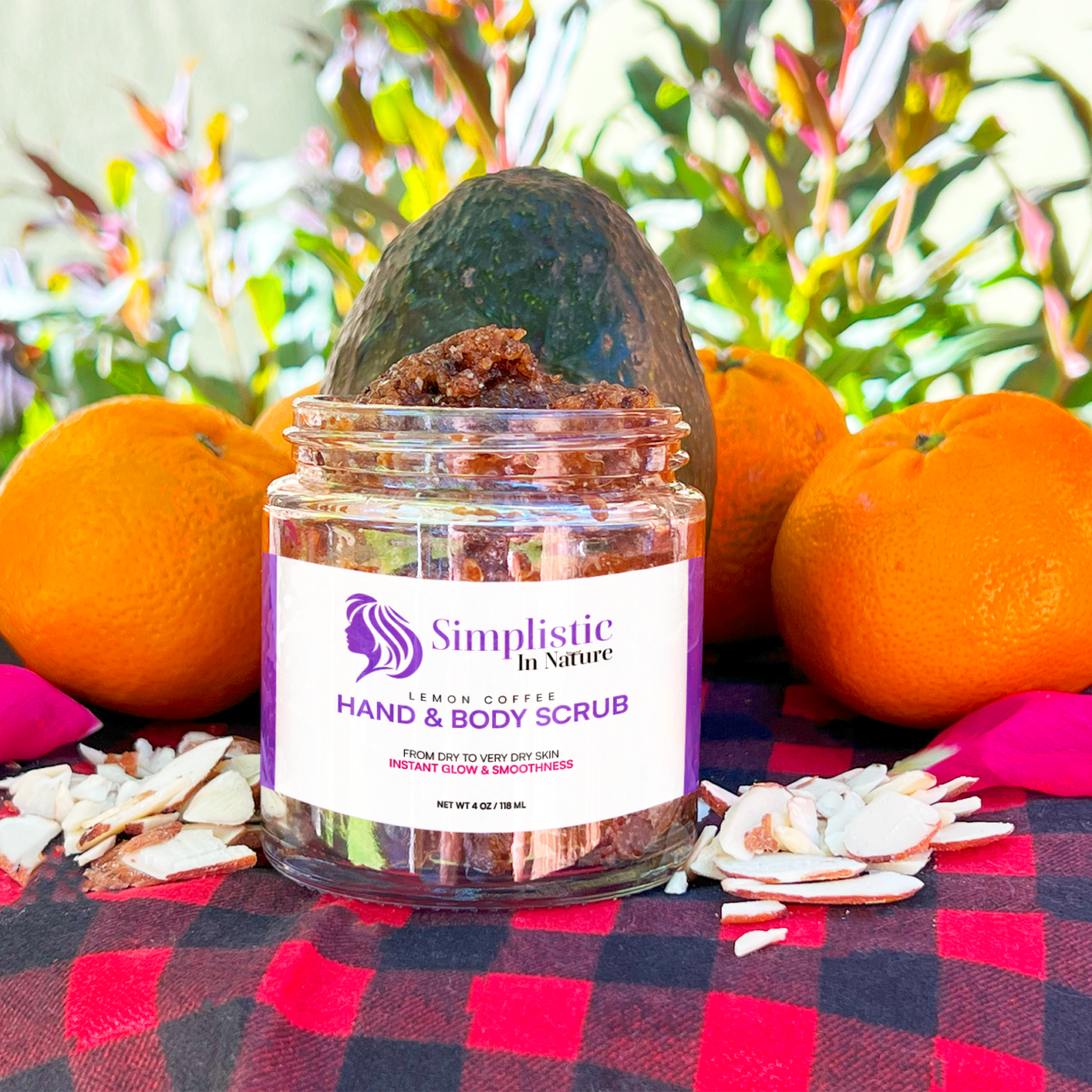 Lemon Coffee Hand & Body Scrub 4 oz