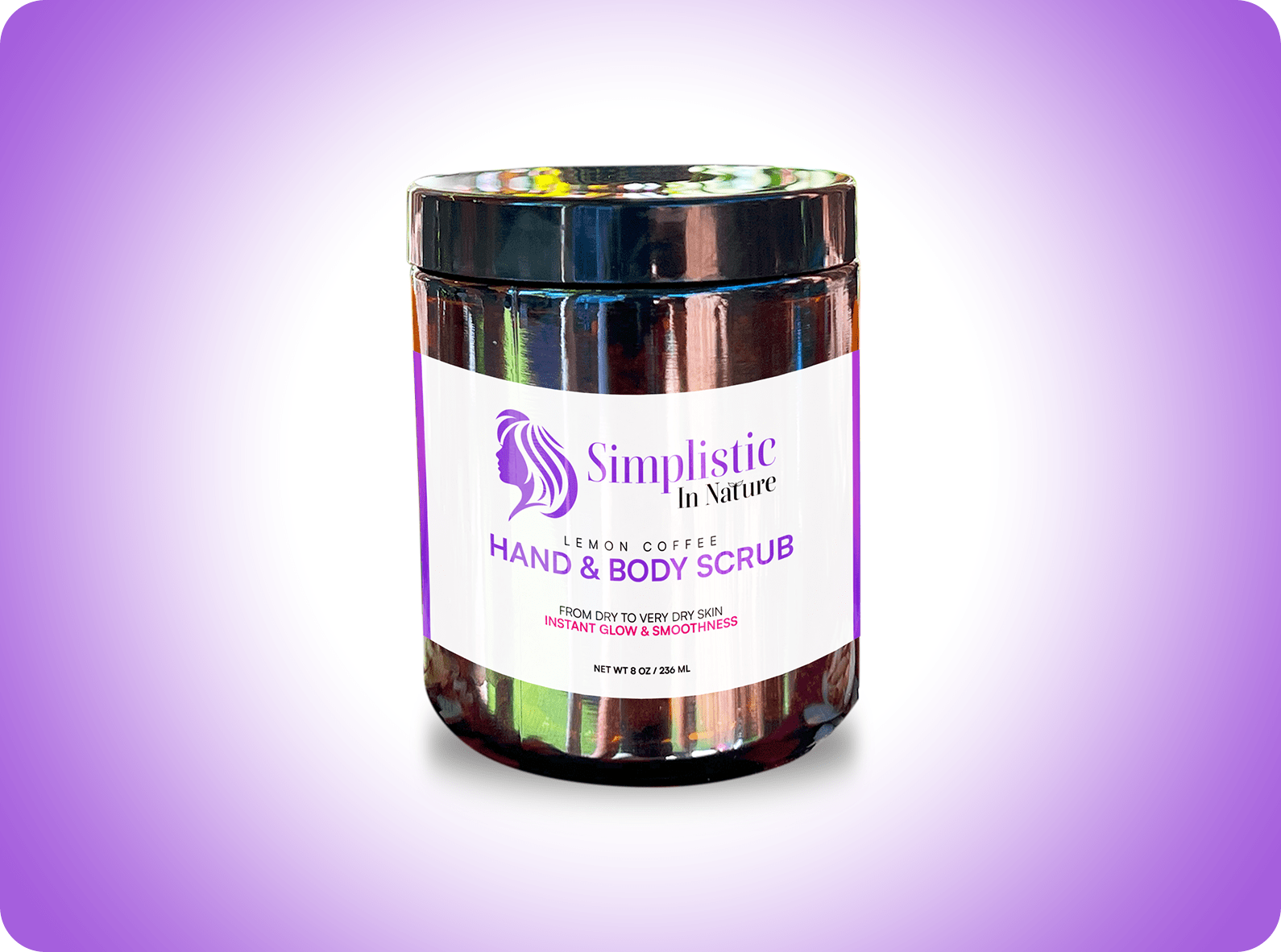 Lemon Coffee Hand & Body Scrub 8 oz - Image 2